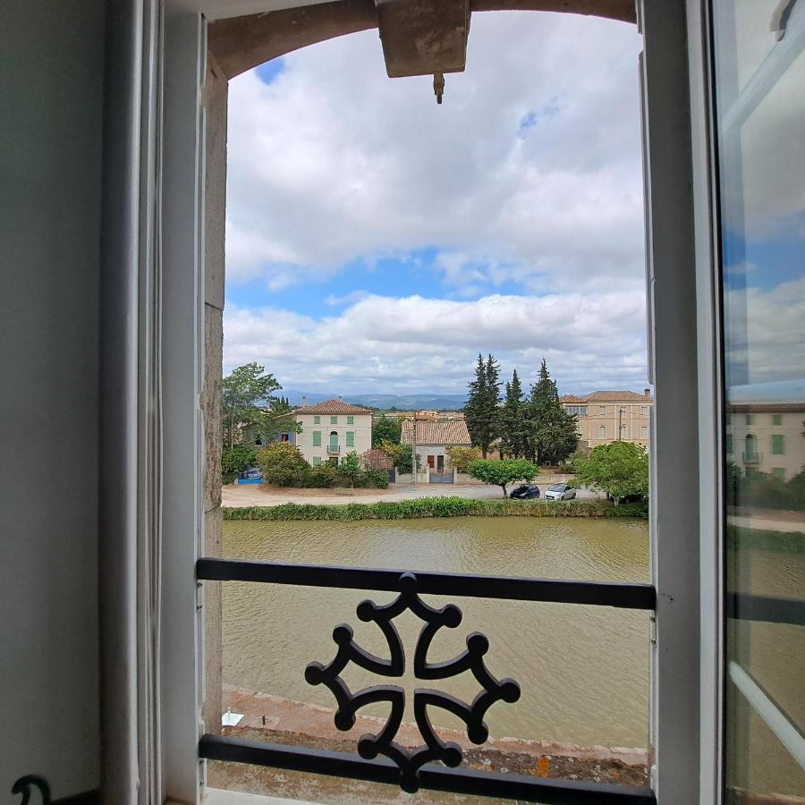 La Maison Du Canal- Vue Canal- L'Ere Du Temps Homps  Eksteriør billede